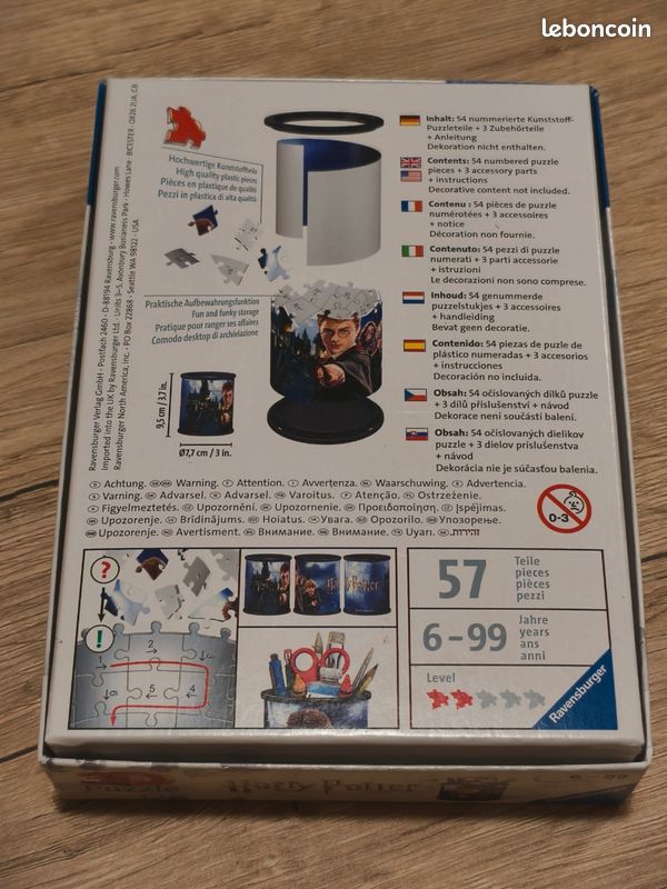 Puzzle 3D pot Harry Potter (image 2)