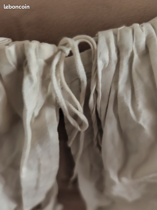 Culotte ancienne fendue en coton (image 1)