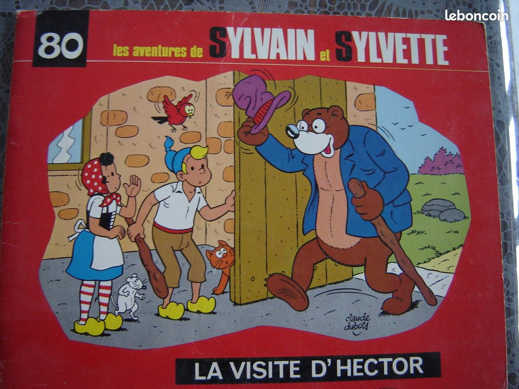 Ancienne BD Sylvain et Sylvette N°80 1976 (image 1)