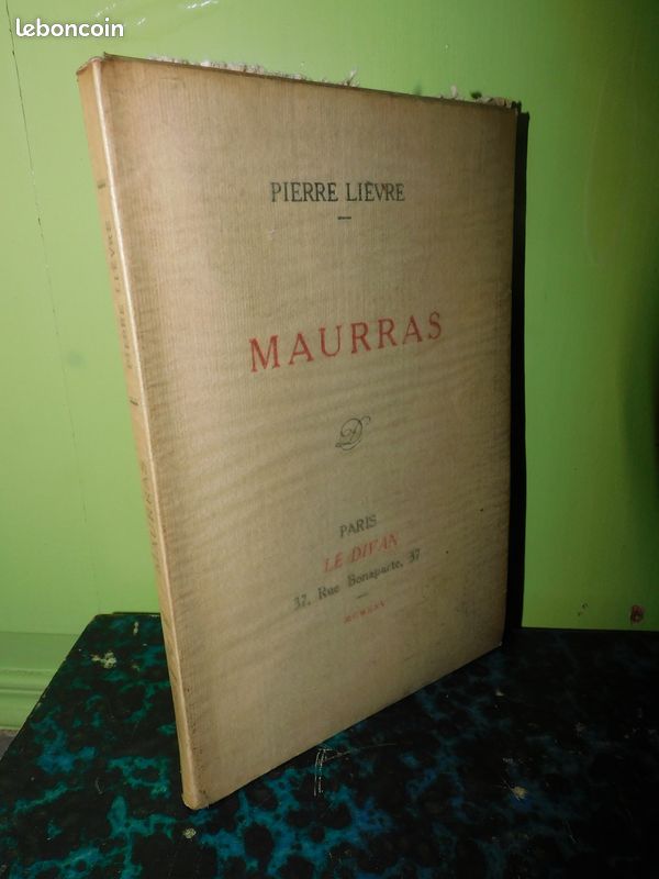 Maurras par pierre lièvre édition numéroté sur papier bouffant le divan 1925 nationalisme patriotisme politique action française biographie (image 2)