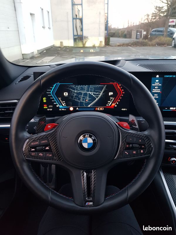 M2 G87 GARANTIE 24 mois BMW incluse neuve 6900 km - Carbone intérieur extérieur, Harman Kardon, Affichage tête haute, Sièges cuir électrique chauffant, Régulateur vitesse adaptatif, Chargeur induction (image 11)