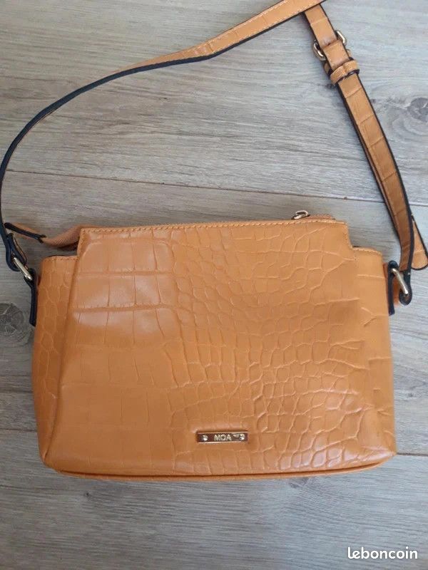 Sac Fourre-tout Moa En Toile Mastic Avec Nœuds Latéraux - Neuf Sans étiquette