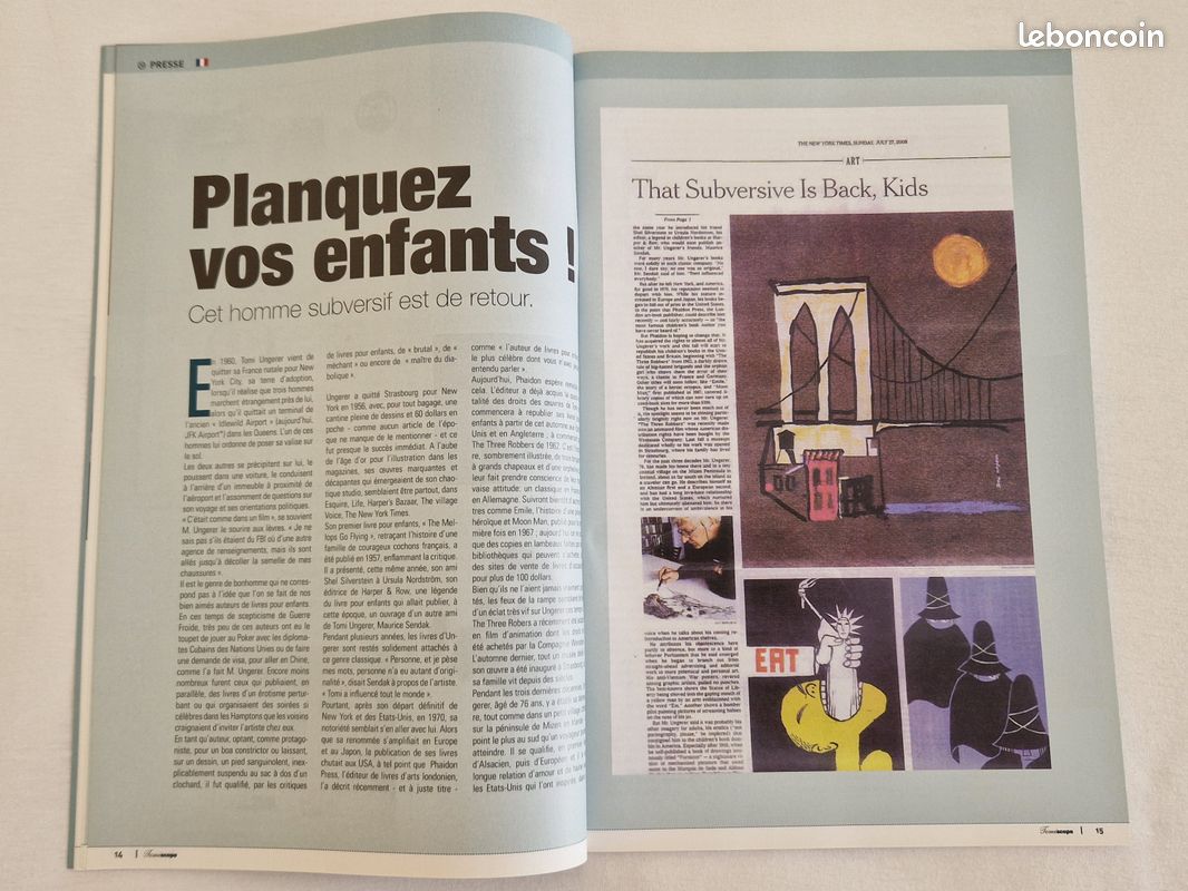 Revue Tomi Ungerer Juin 2009 (image 3)