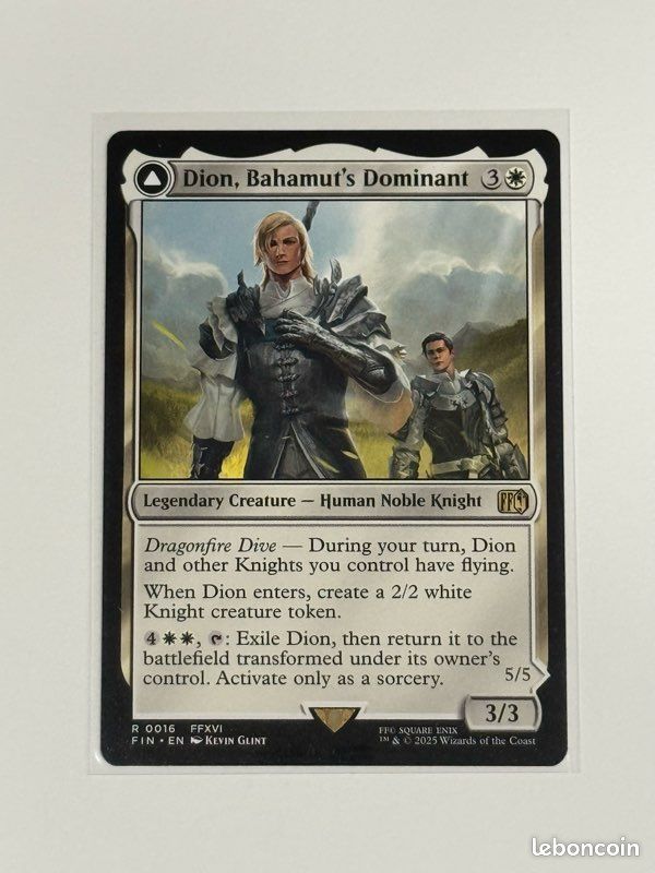dion final fantasy mtg Amazon.com: Magic the Gathering Secret Lair x Final Fantasy: Weapons  (English) main image 0
