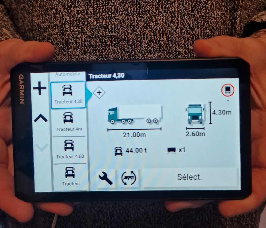 Garmin GPS poids lourds - Équipement auto