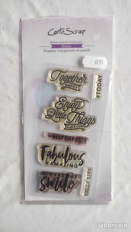 Lot de tampons clear cartoscrap (image 2)