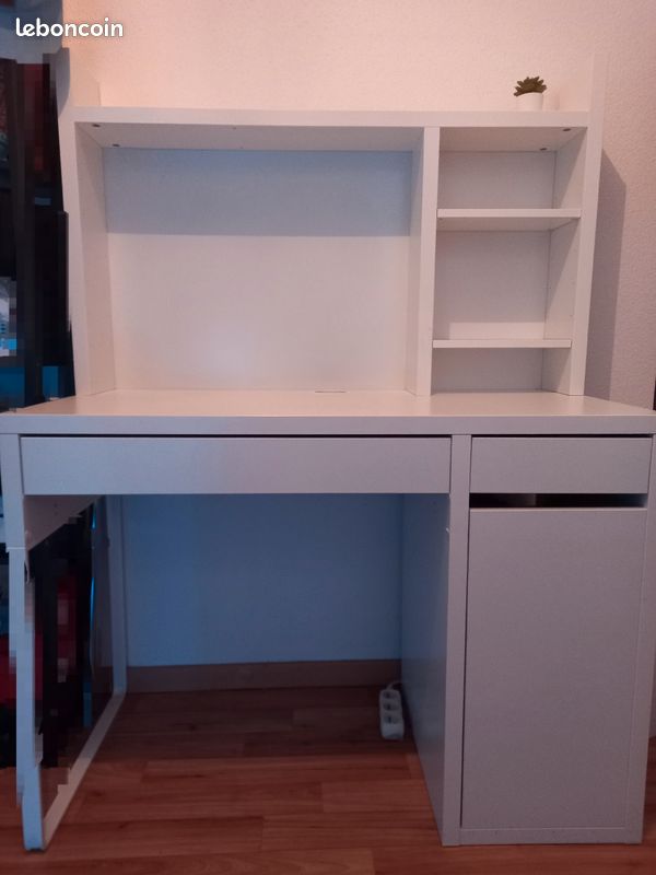 Bureau Micke ikea blanc (image 1)