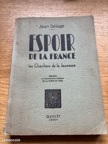 Insigne français CJF chantiers de jeunesse groupement 1 - Galerie collection - - Insignes tissus - France Vichy 1940-1944 - - Vente d'objets militaires, armurerie
