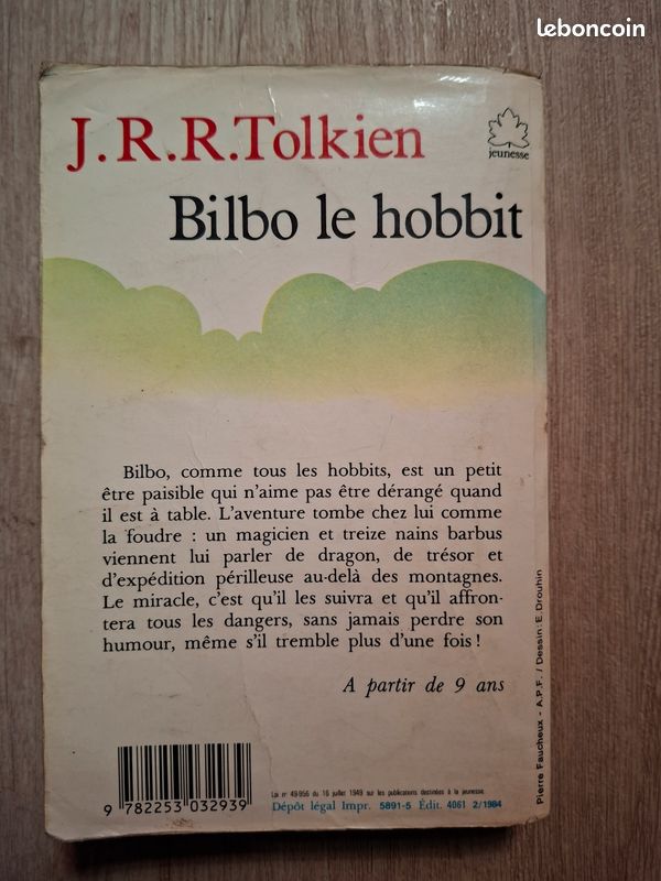 Bilbo le hobbit. (J.R.R. TOLKIEN. ) (image 3)