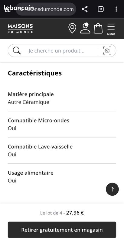 Assiette creuse pasta (4) neuve (image 7)