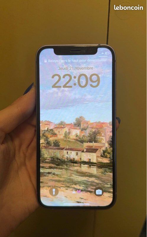 Iphone 12 mini violet avec boîte+2coques+ protection écran (image 2)