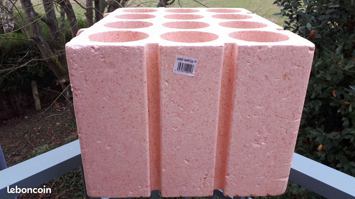 Casier ou range bouteilles en polystyrène emboitable neuf (image 4)