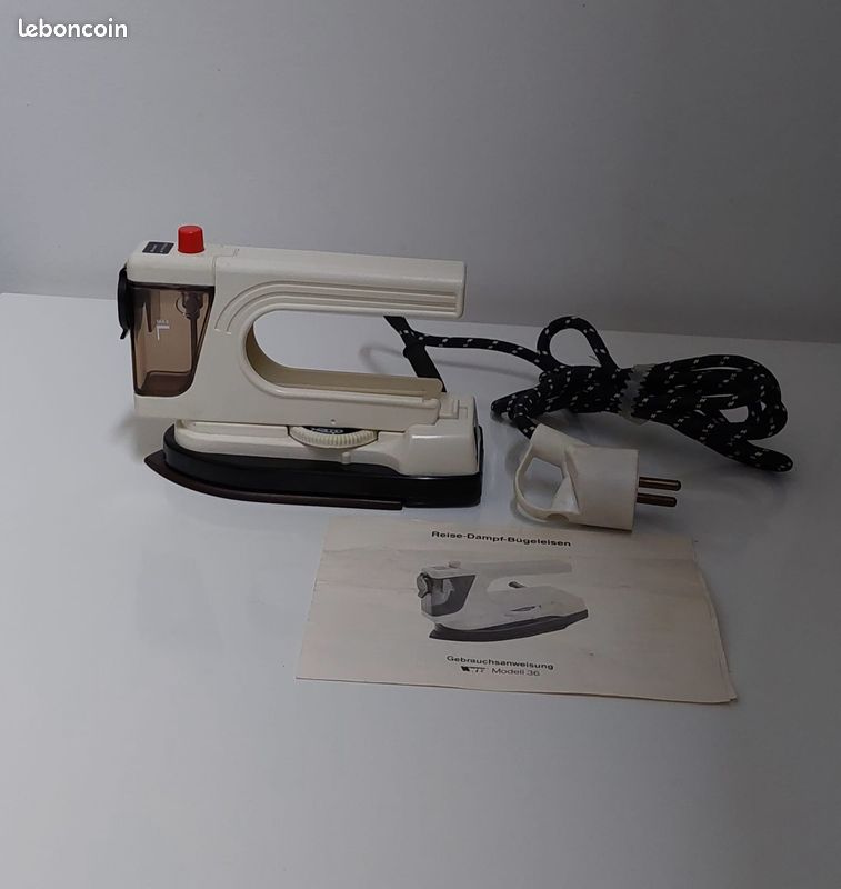 Fer à Repasser De Voyage Vintage Pifco – Pliable, Avec étui, Fonctionnel, état Impeccable
