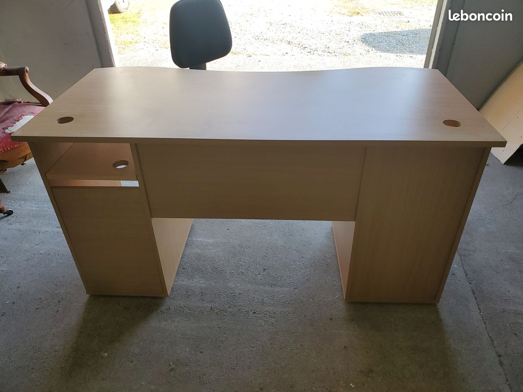 Bureau pour ordi avec chaise de bureau (image 3)