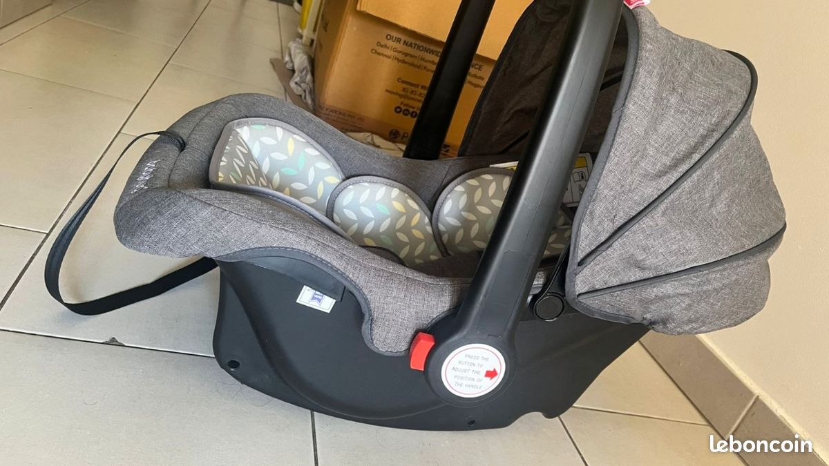Siège auto pour bébé transformable en nacelle (image 3)
