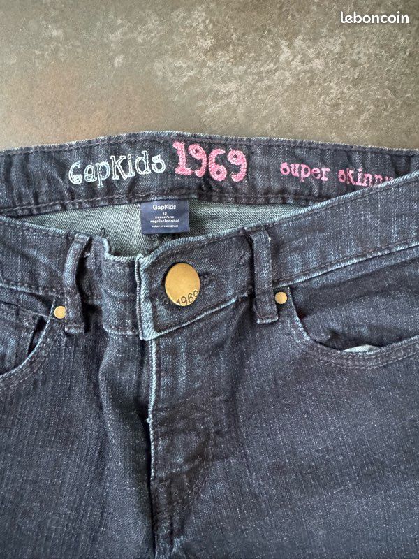 Jupe En Jean Stretch Gap Kids 1969 - Verte Tie-dye - Taille 10 Fille (Neuve étiquettes)