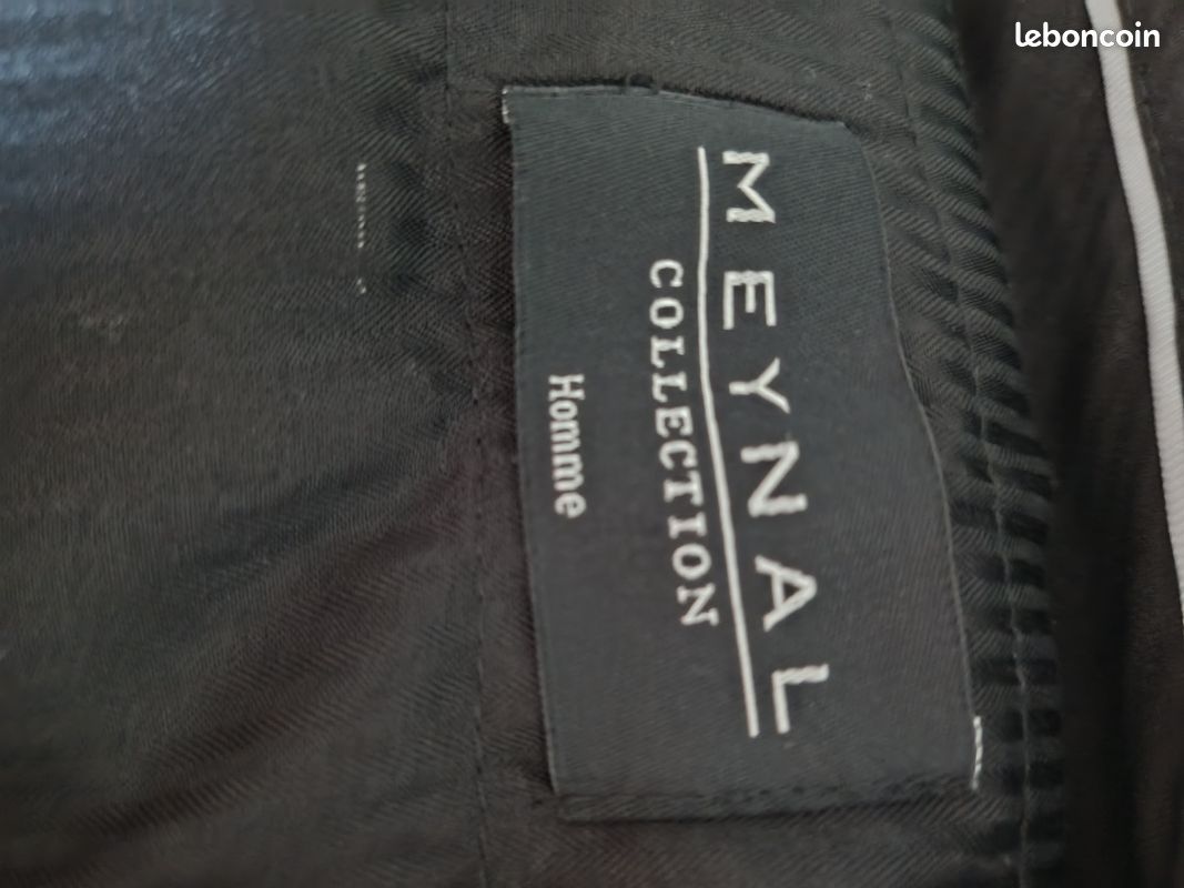 Pantalon de costume Gris Meynal Collection - Taille M - Colmar (image 3)