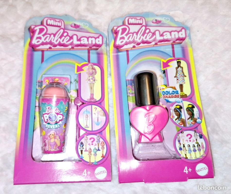 Figurines mini barbie land (image 1)