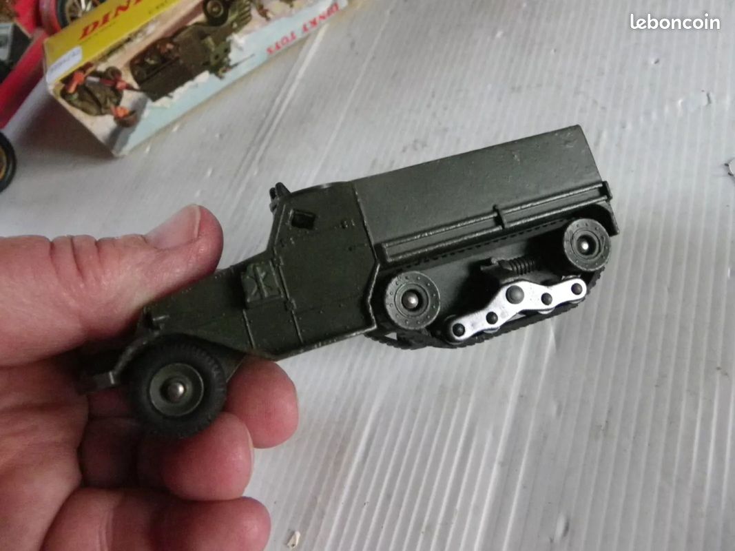 Ancien Half-track Militaire Dinky Toys En Boîte D'origine - Jouet Collection, Occasion