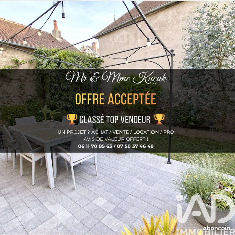 Maison 5 pièces 117 m² · à Saint-Benoît-sur-Loire · 117 m² · 189 900 €