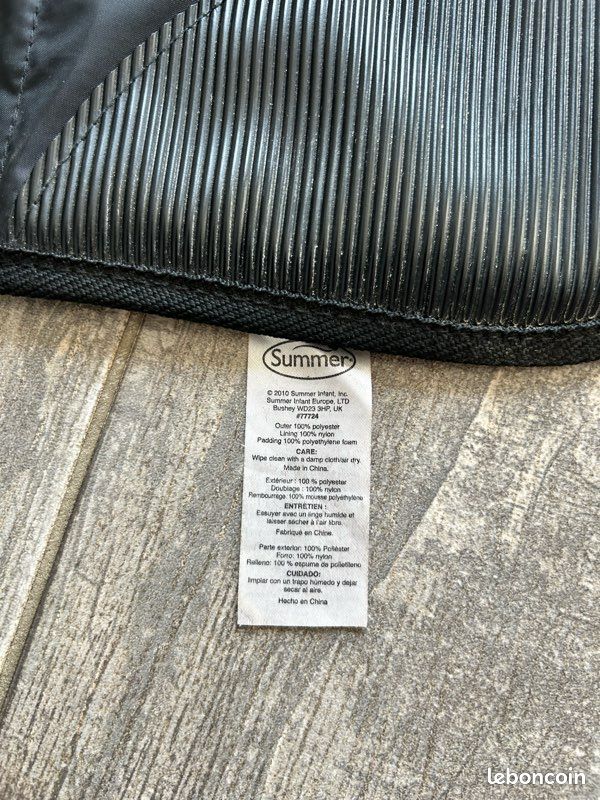 Tapis Siège Auto Summer Infant DuoMat - Protection Anti-rayures - Noir