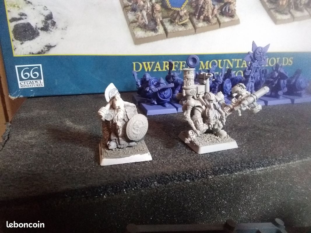 NAIN ARMÉE SET Complet Warhammer Fantasy Nains The Old le Monde Âge De