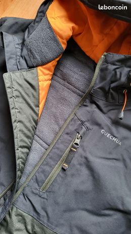 Parka QUECHUA Grise Pour Homme – Taille XL – Occasion En Bon état
