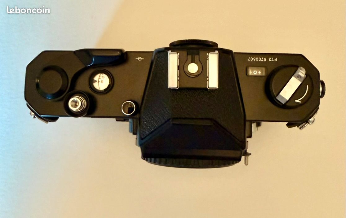 Nikon Nikkormat Argentique Noir - Boîtier Réflex 35mm, état Nickel Et Fonctionnement Tip Top