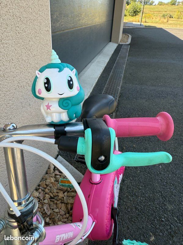 Vélo enfant fille décathlon 14p avec accessoires (image 14)