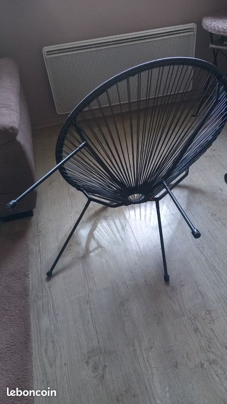 Fauteuil Fils Noir Neuf (image 2)