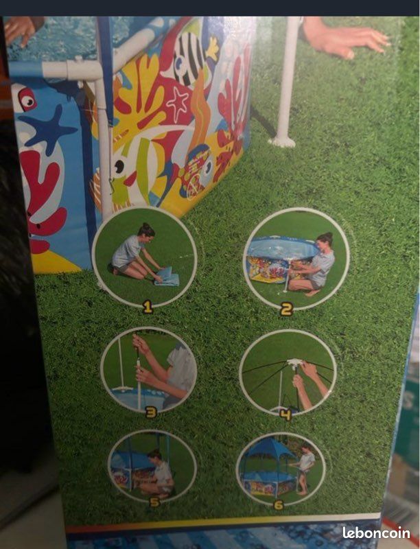 Piscine hors sol pour enfants Pro UV Careful neuf 100 (image 7)