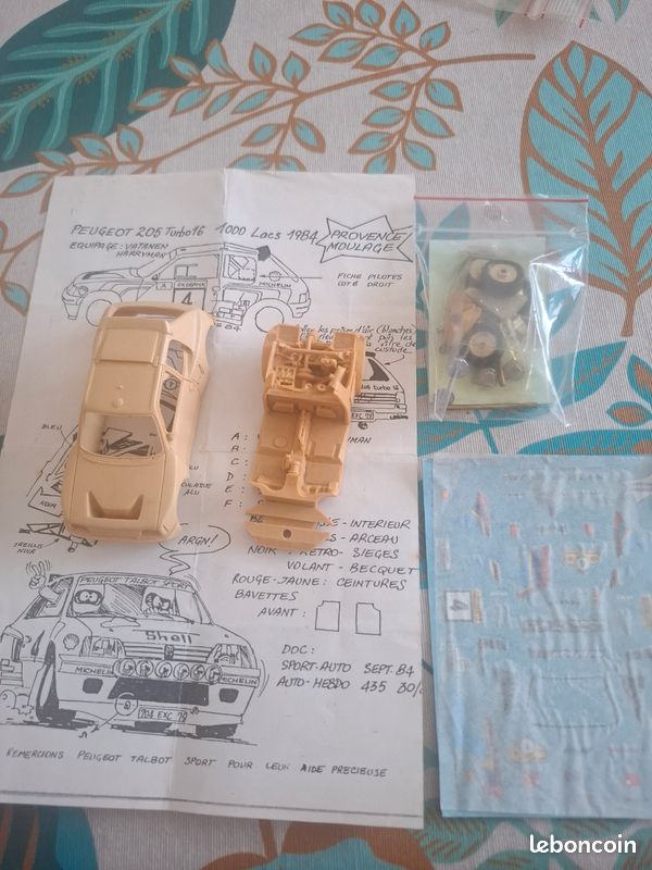 Provence Moulage Peugeot 205 CTI 1/43 - Résine - Model Kit - Bon état