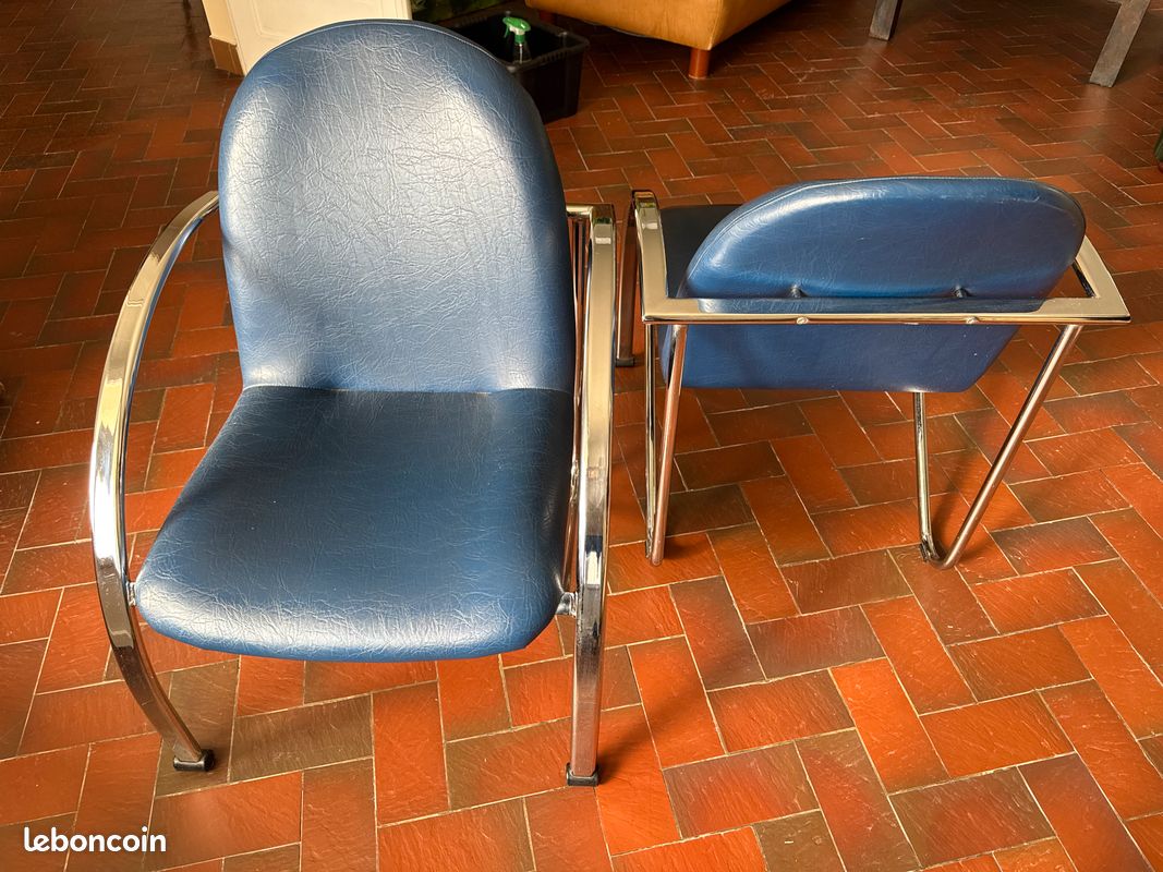 Chaises design x4 1970 (image 2)
