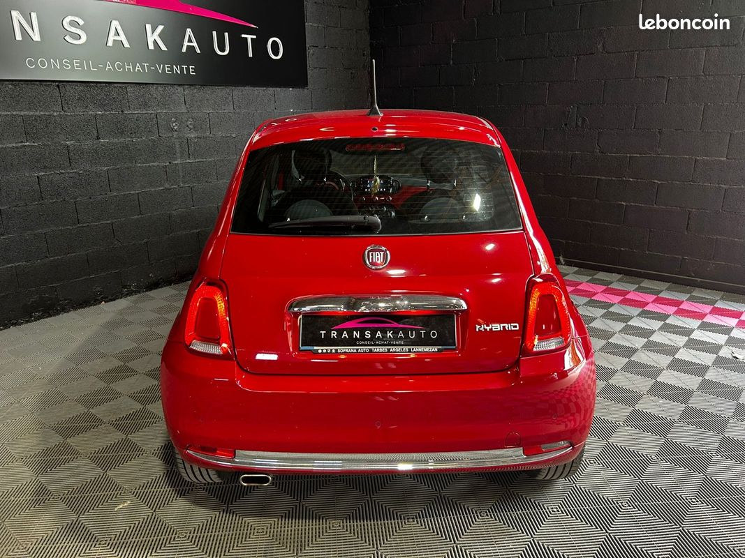 FIAT 500 MY22 1.0 70 ch Hybride BSG S/S (RED) - SUIVIE CHEZ FIAT (image 4)