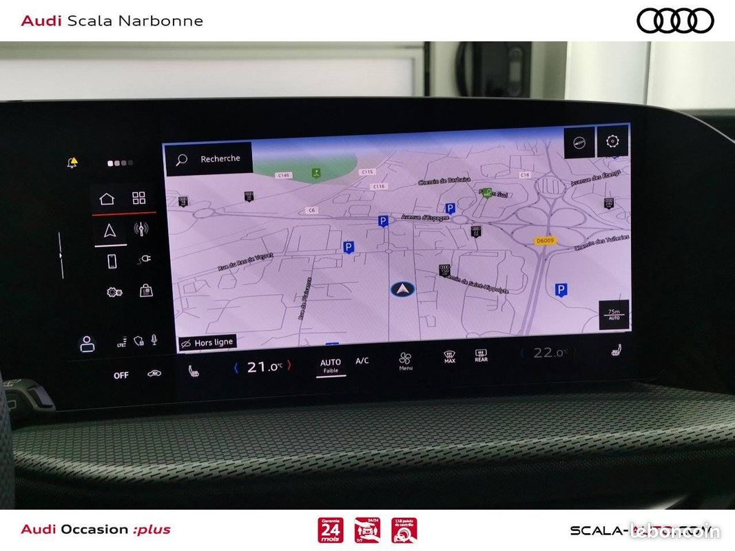 AUDI Q5 Sportback e-hybrid 299 ch S tronic 7 Quattro S line optionné (image 10)