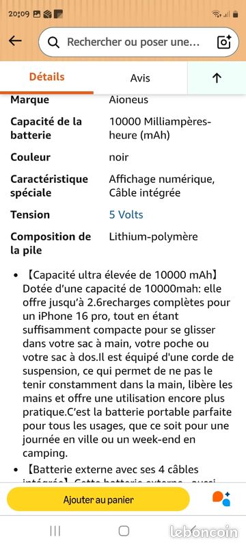Batterie externe (image 7)