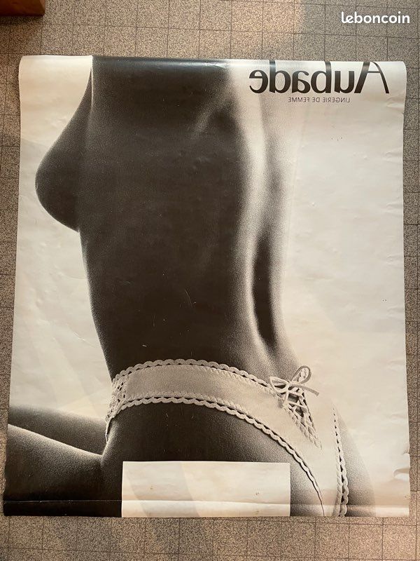 Affiche vintage 1993 Aubade leçon Numéro 5 pour abri bus original (Me1021) (image 2)