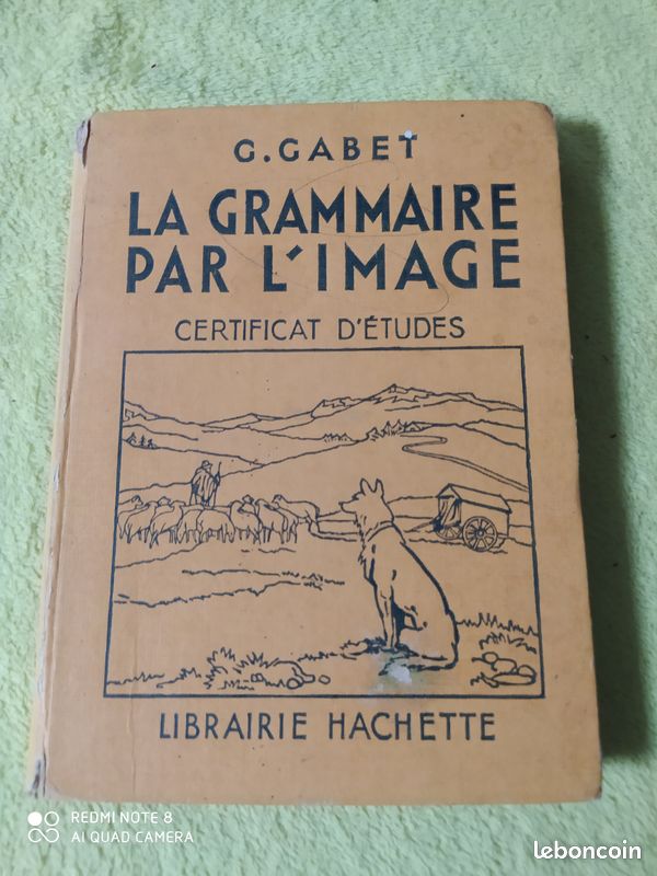 Livre la grammaire par l'image de 1938 (image 1)
