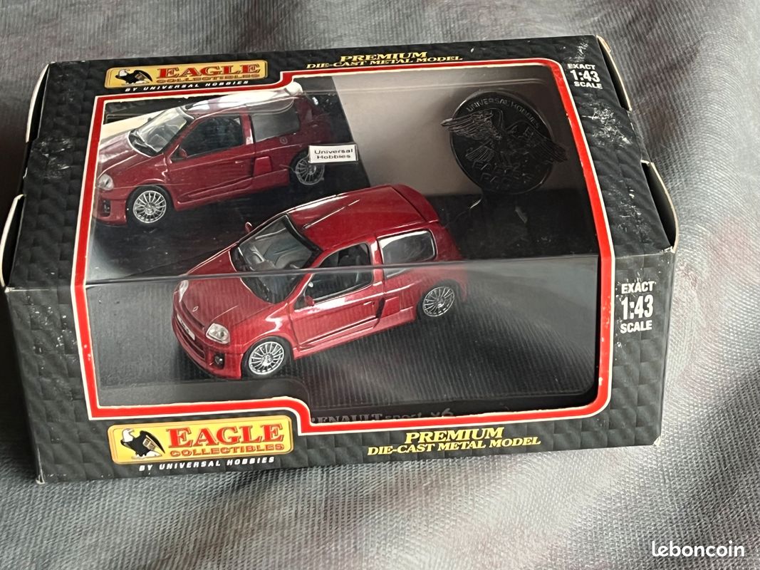 Renault Sport Clio V6 – Modèle Réduit 1/43 – Eagle (NEUF)