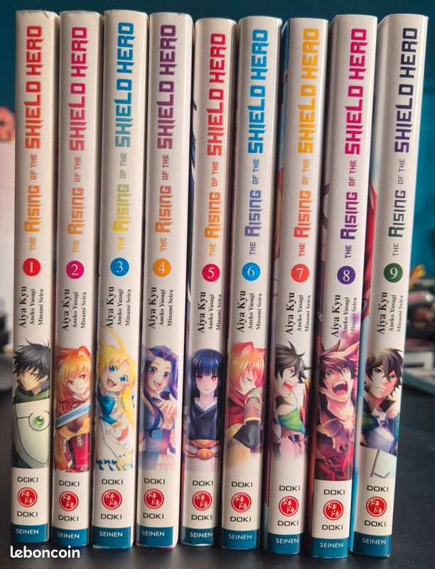 The rising of Shield Hero vol. 1 à 9 (image 1)
