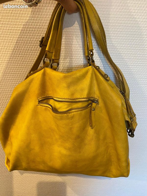Sac à main MAZELIE, jaune (image 2)