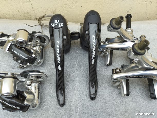 Pièce Course Italienne Pédalier Campagnolo Super Record 180mm 55/45 Dents Drillium - Vintage NOS Pour Colnago C40 Pedalier Campagnolo Record