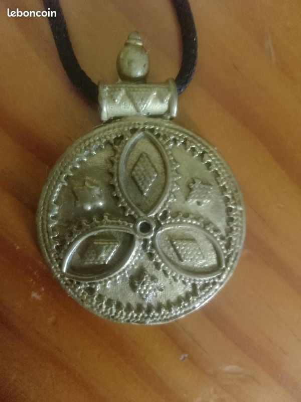 Collier argent éteint et bracelet plaqué or (image 8)