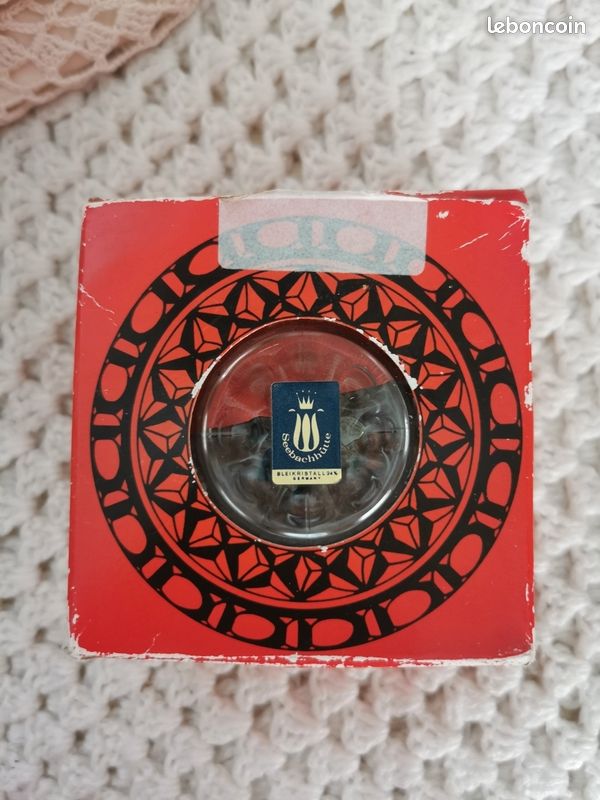 6 sous verres en cristal (image 1)