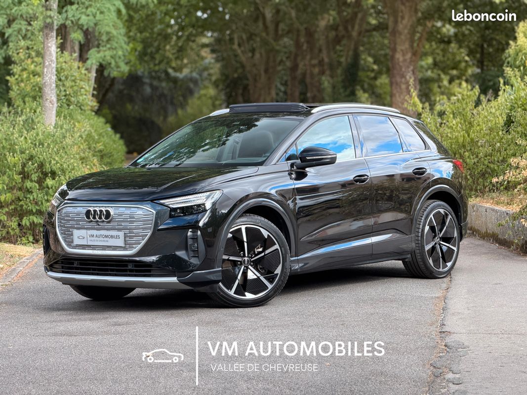 Q4 40 Design Luxe 82 Kwh | Français | Toit Pano - Jantes 21' - SONOS - Camera - Prépa attelage - Sièges chauffants - CarPlay - SOH 96% - Sort de révision, en stock - Garantie Audi 07/2027 (image 1)