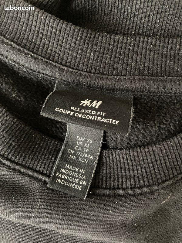 Sweat noir H&M Vêtements