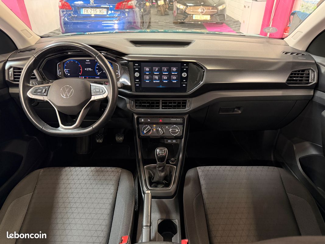 VOLKSWAGEN T-CROSS 1.0 TSI LIFETECH carplay régulateur de vitesse Garantie 12 mois (image 2)