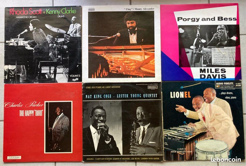 Lot 6 Disques vinyle 33T Jazz en très bon état (image 1)