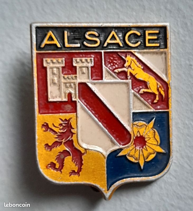 Insigne Broche Ancien Cyclotouriste - Circuit Des Vosges - Fraisse D. - Années 60