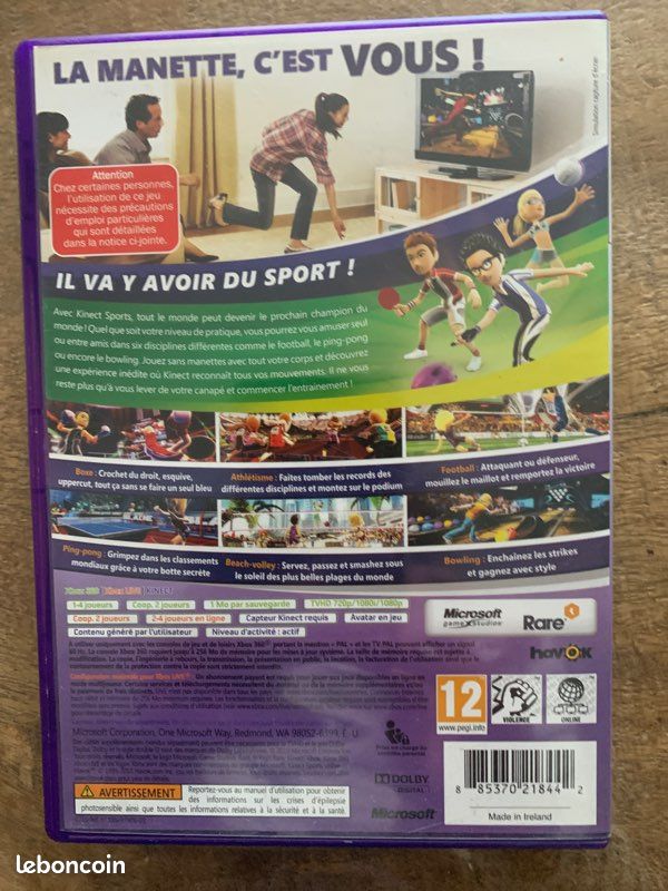 Jeu Kinect Sports Xbox 360 (image 3)